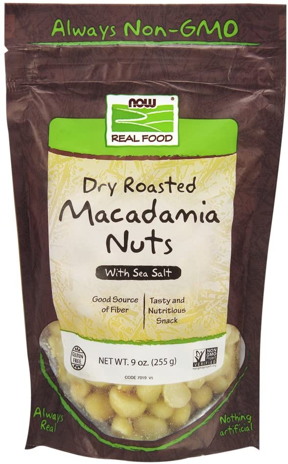 Macadamia Nuts, Dry Roasted with Sea Salt